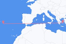 Flights from Santa Maria Island, Portugal to Mykonos, Greece