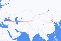 Flyreiser fra Beijing, Kina til Samsun, Tyrkia