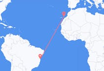 Vluchten van Ilhéus, Brazilië naar Lanzarote, Spanje