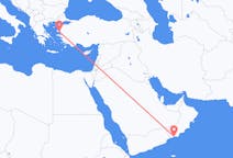 Flyreiser fra Salalah, Oman til Mytilene, Hellas