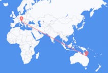 Flyreiser fra Proserpine, Australia til Trieste, Italia