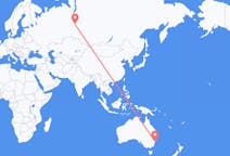 Flights from Sydney, Australia to Surgut, Russia