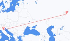 Flyg från Qostanaj, Kazakstan till Bologna, Italien