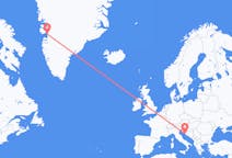 Flyg från Ilulissat till Zadar