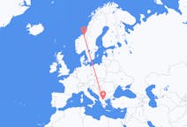 Loty z miasta Kozani do miasta Trondheim