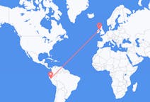 Flyreiser fra Cajamarca, Peru til Belfast, Nord-Irland