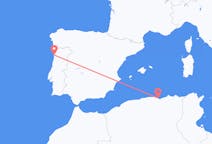 Vluchten van Béjaïa naar Porto