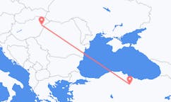 Lennot Tokatilta, Turkki Debreceniin, Unkari