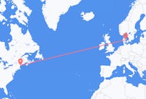 Flyreiser fra Portland, USA til Århus, Danmark