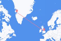 Flyrejser fra Ilulissat til Nottingham