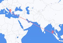 Flyrejser fra Banda Aceh, Indonesien til Korfu, Grækenland