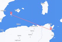 Рейсы из Энфида, Тунис в Ивиса, Испания