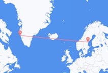 Flights from Maniitsoq, Greenland to Sundsvall, Sweden