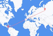 Flights from Panama City, Panama to Noyabrsk, Russia