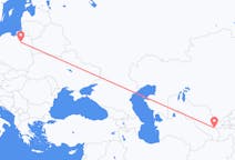 Flyreiser fra Samarkand, Usbekistan til Szczytno, Polen