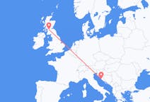 Flights from Zadar, Croatia to Glasgow, the United Kingdom
