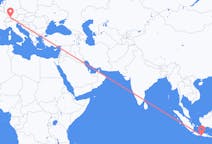 Flights from Yogyakarta, Indonesia to Friedrichshafen, Germany