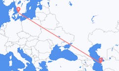 เที่ยวบิน จาก Türkmenbaşy, เติร์กเมนิสถาน ถึงแองเจลโฮล์ม, สวีเดน