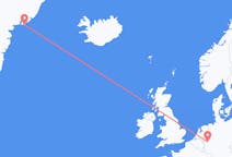 Flyg från Kulusuk, Grönland till Köln, Tyskland