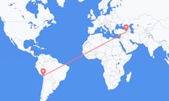 Flights from Tacna, Peru to Van, Turkey