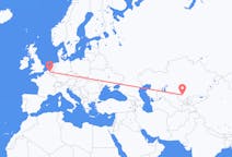 Flyreiser fra Turkistan, Kasakhstan til Brussel, Belgia