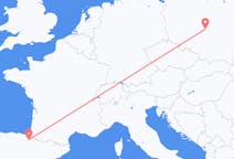 Flyg från Pamplona till Łódź