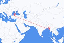 Flights from Kyaukpyu, Myanmar (Burma) to Ankara, Turkey