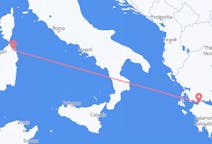 Flights from Patras, Greece to Olbia, Italy
