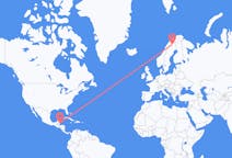 Flyg från Belize City, Belize till Kiruna, Sverige