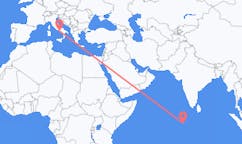Flights from Kooddoo, Maldives to Naples, Italy