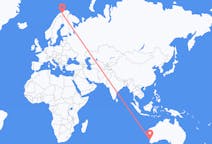 Flyg från Perth, Australien till Alta, Norge