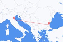 出发地 意大利福利目的地 保加利亚布尔加斯的航班