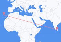 Flights from Sigiriya, Sri Lanka to Funchal, Portugal