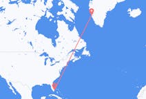 Flights from Fort Lauderdale, the United States to Nuuk, Greenland