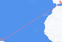 Flyreiser fra Paramaribo, til Almeria