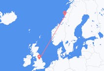 Flyg från Brønnøysund till Leeds