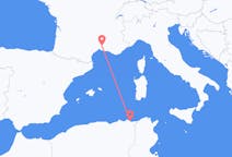 Flyreiser fra Annaba, Algerie til Nimes, Frankrike