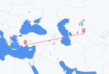 Flyreiser fra Urgench, Usbekistan til Antalya, Tyrkia