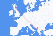 Flyg från Tirana till Edinburgh