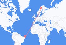 Flights from Recife, Brazil to Arvidsjaur, Sweden
