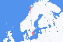 Vluchten van Kalmar naar Bodø