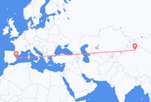 Flyrejser fra Ürümqi, Kina til Valencia, Spanien