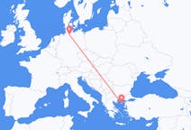 Flyg från Hamburg, Tyskland till Lemnos, Grekland
