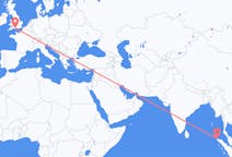 Flyrejser fra Banda Aceh, Indonesien til Bournemouth, England