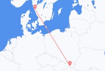 Vluchten van Kosice, Slowakije naar Göteborg, Zweden