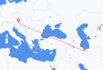 Flyreiser fra Teheran, til Graz