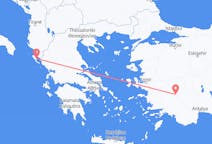 Flyg från Denizli, Turkiet till Korfu, Grekland