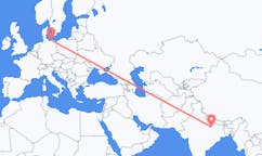 Flyreiser fra Varanasi, India til Rostock, Tyskland