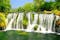 Photo of Koćuša waterfall one of the most beautiful waterfalls in the southern Bosnia and Herzegovina located in Veljaci village in Ljubuški municipality.