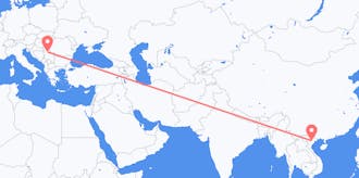 Flights from Vietnam to Serbia